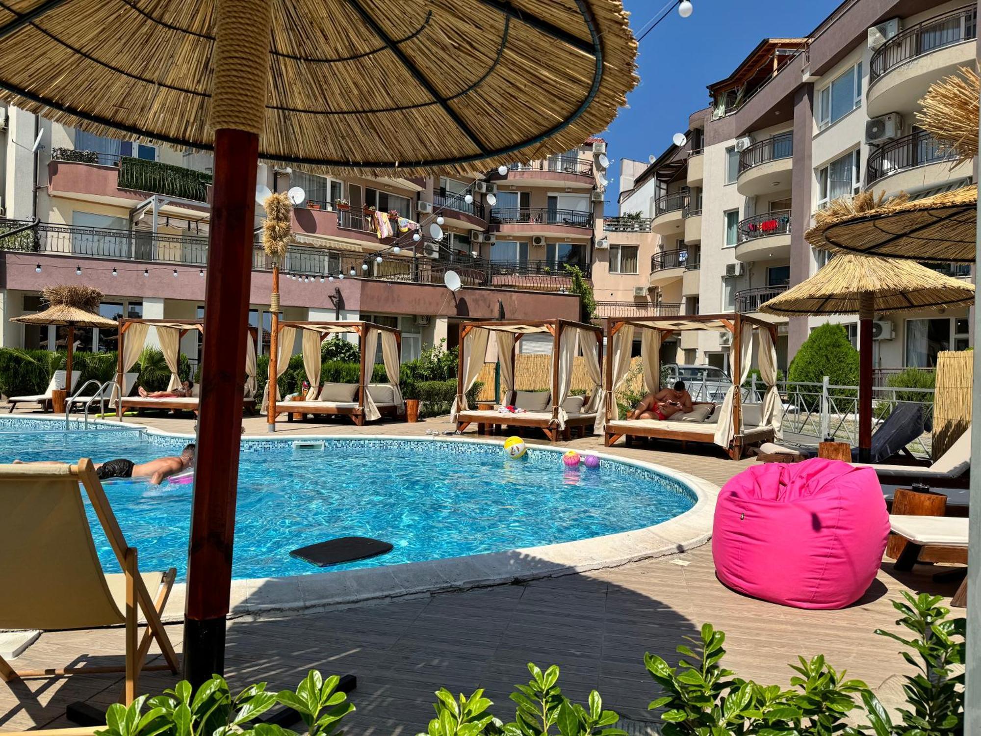 Marina Bay Apart Saint Vlas Sveti Vlas Exteriör bild