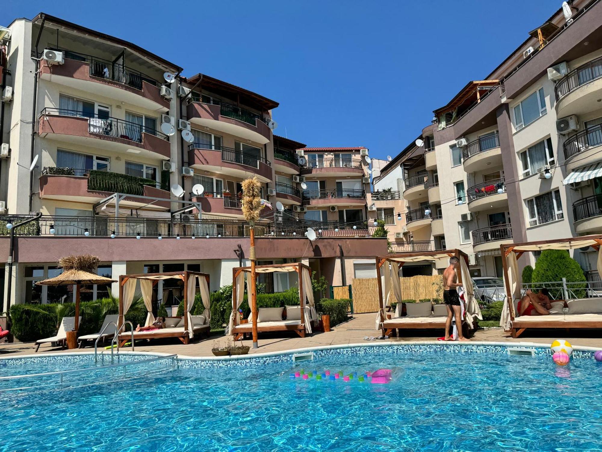 Marina Bay Apart Saint Vlas Sveti Vlas Exteriör bild